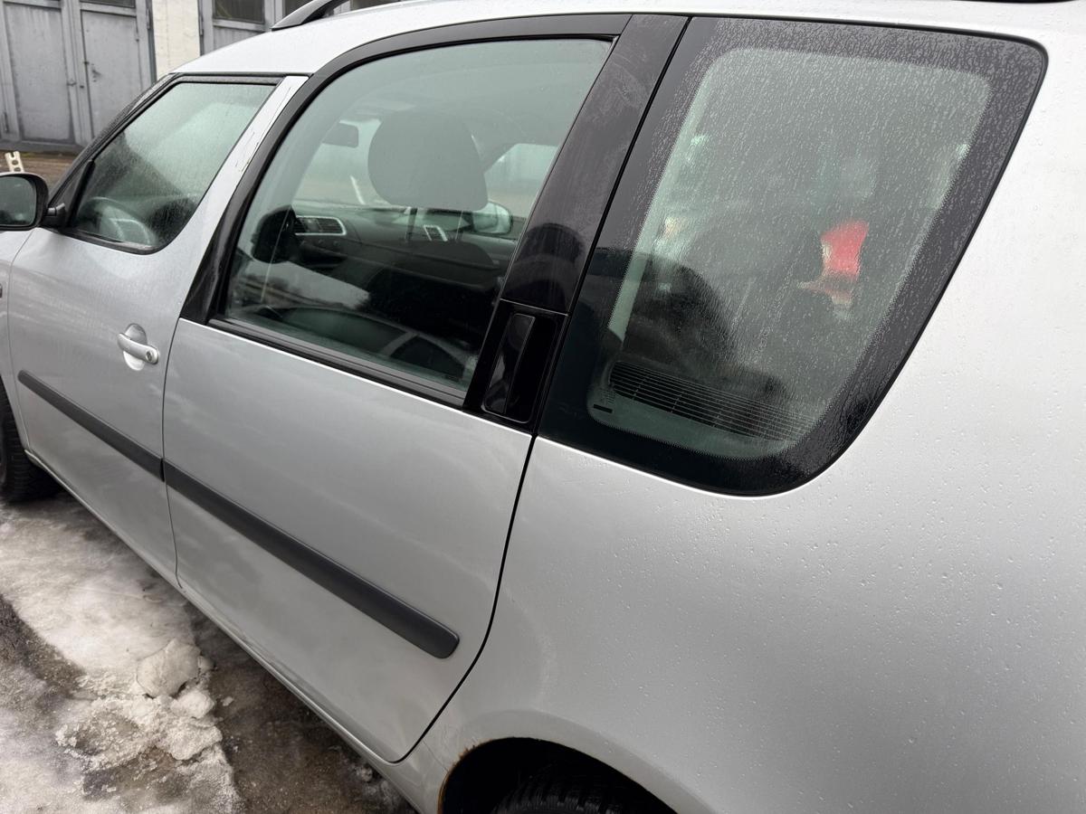 Skoda Roomster 5J original T&uuml;r hinten links LA7W Reflexsilber Rohbau BJ08